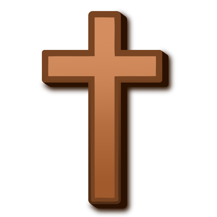 Clipart - Brown Cross