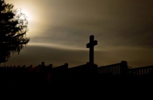 Cross In A Cemetery Free Stock Photo - Public Domain Pictures